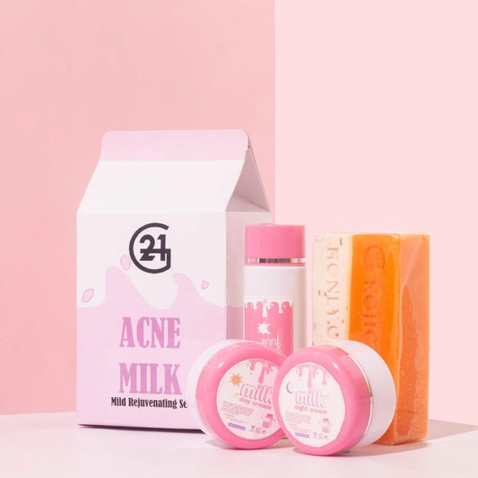 Acne Milk Set By G21 (Rejuvenating)