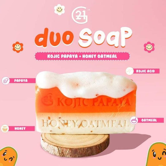 Duo soap By G21 (Kojic + Honey Oatmeal)