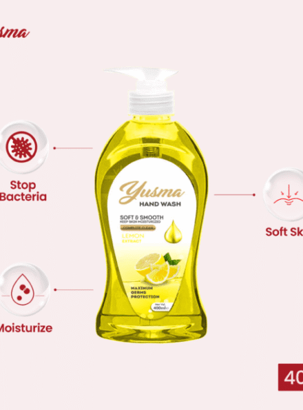 Yusma Hand Wash Lemon Extract 400ml